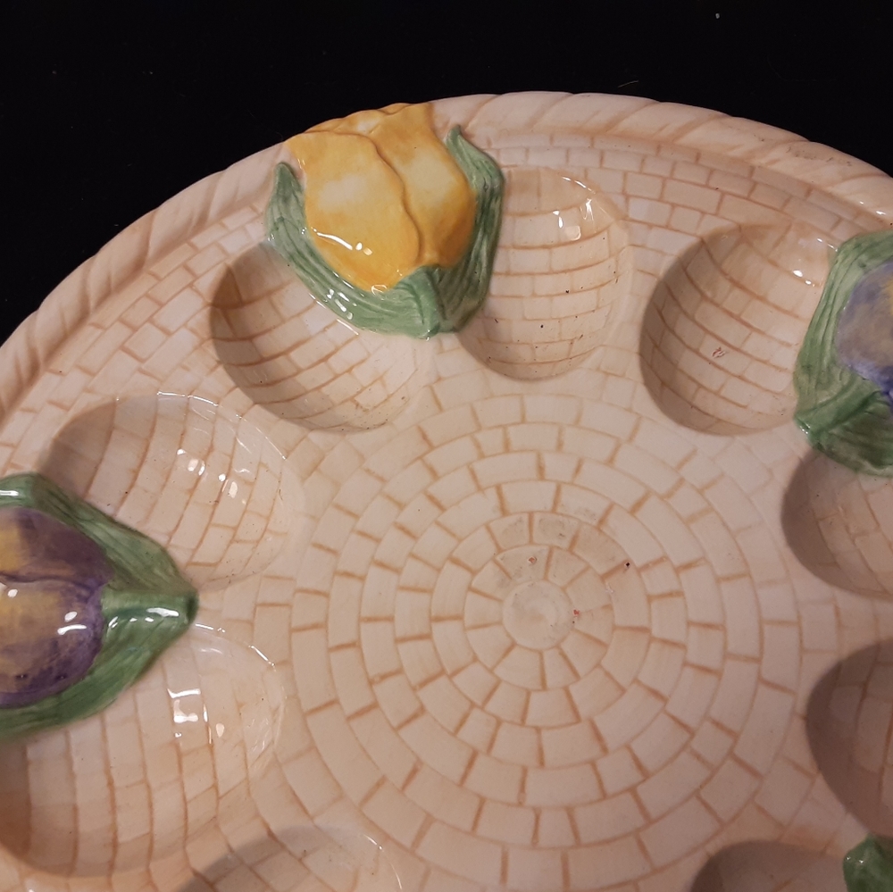 Ceramic Deviled egg tray - Picture 3 of 4